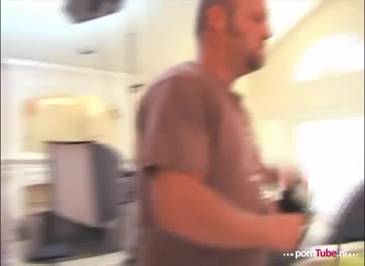 The blonde MILF doing porn audition